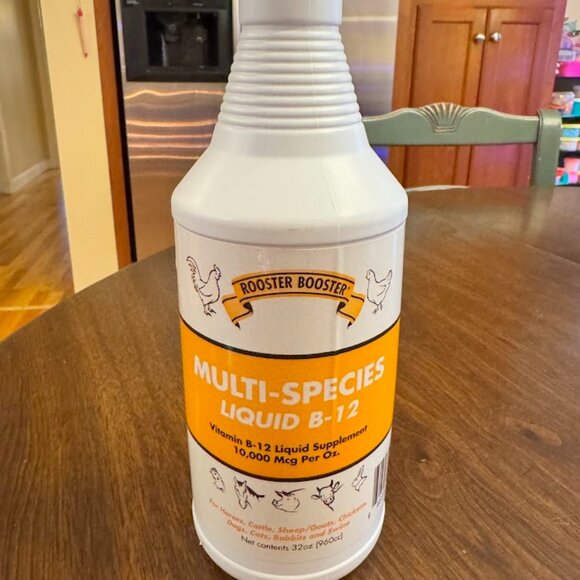 Rooster Booster Other - Rooster Booster B-12 Liquid *LARGER 32-Ounce - Multi-Species - Sealed New